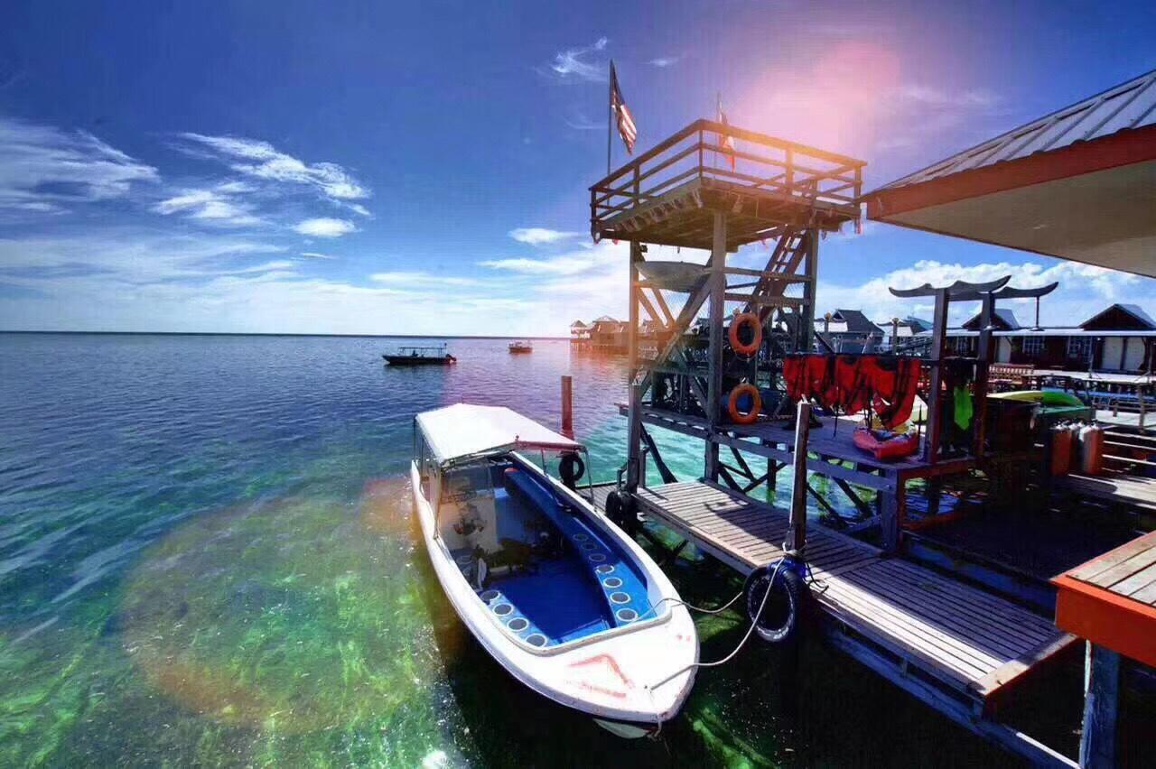 Mabul Paradise Lodge Mabul Island Exteriör bild
