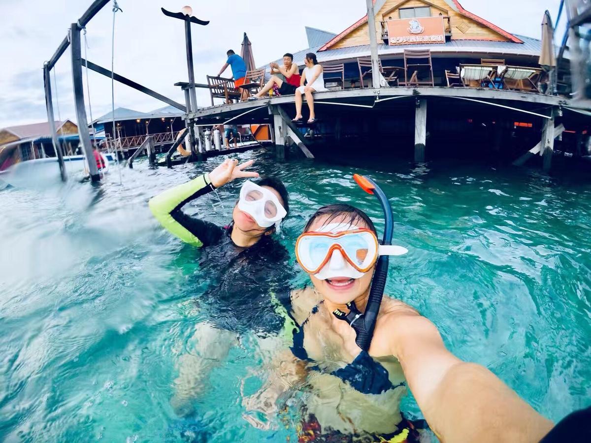 Mabul Paradise Lodge Mabul Island Exteriör bild